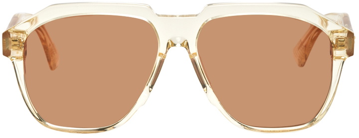 Photo: Bottega Veneta Yellow 57 Sunglasses