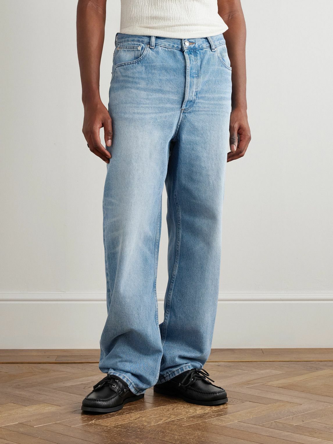 A.P.C. - Solal Straight-Leg Stonewashed Jeans - Blue A.P.C.