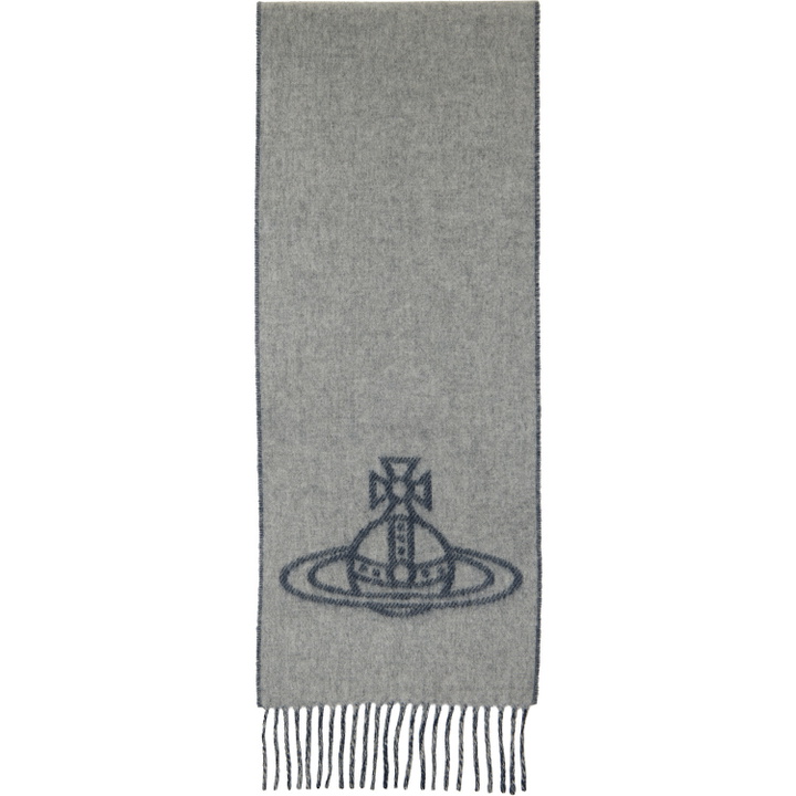 Photo: Vivienne Westwood Gray & Blue Double Face Scarf