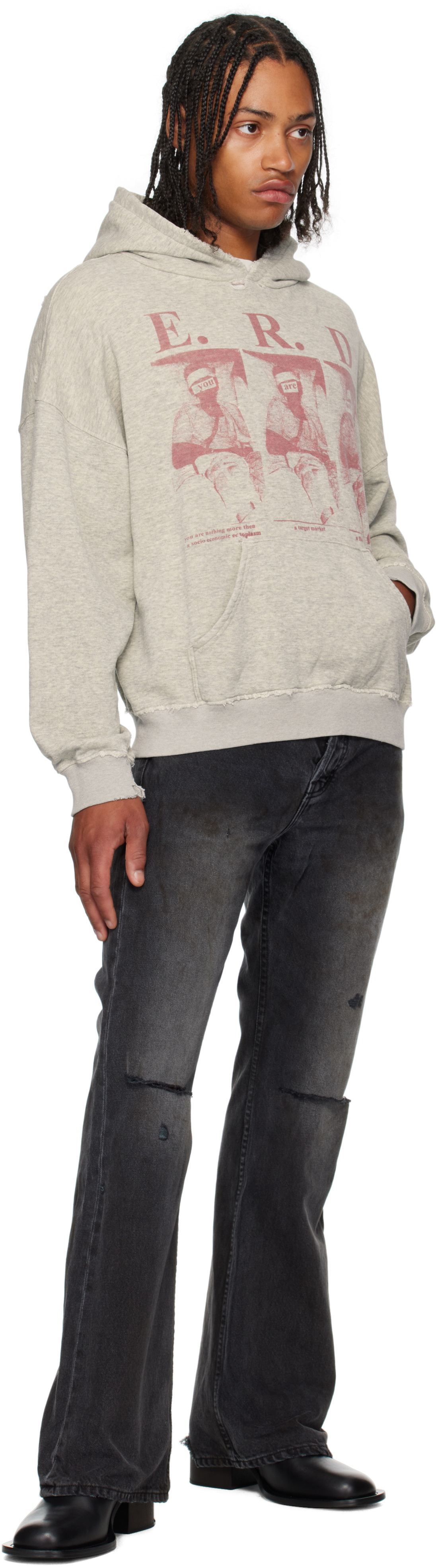 Enfants Riches Déprimés Gray 'You Are Nothing' Hoodie Enfants