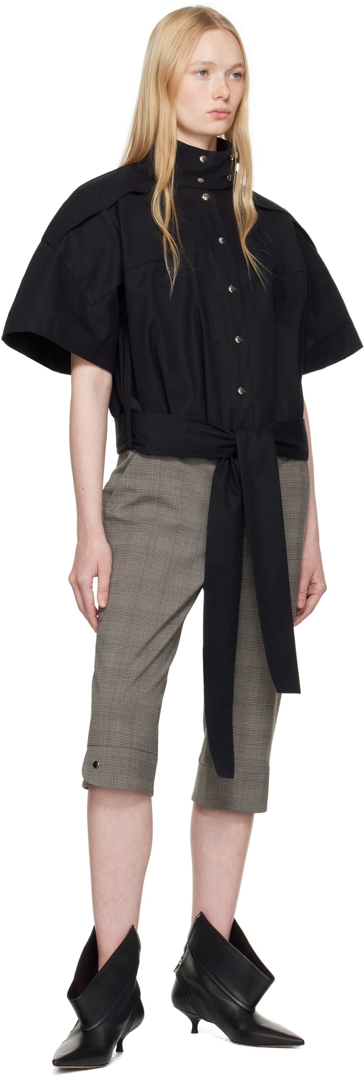 FIDAN NOVRUZOVA Black Kyla Shirt