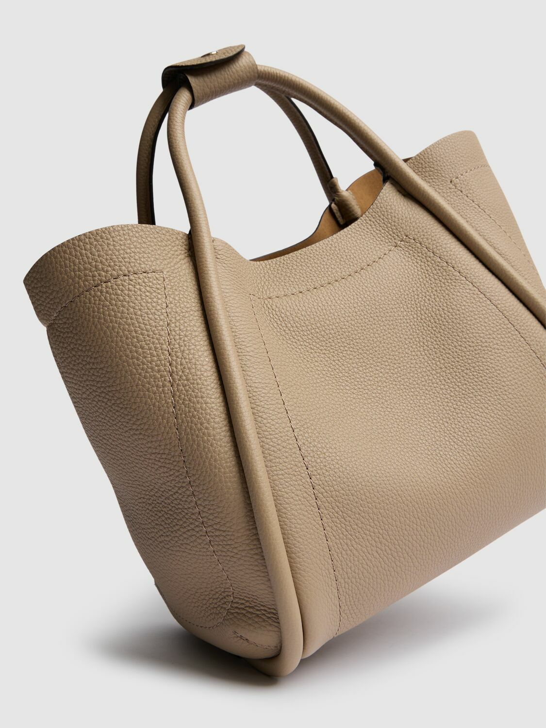 ★関税込★MAX MARA Small Marin レザー トートバッグ Marine Small leather tote bag in brown - Max Mara | Mytheresa