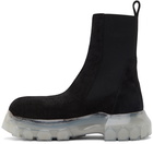 Rick Owens Black Beatle Bozo Tractor Boots