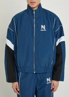 Nahmias Warm Up Panelled Shell Jacket Blue