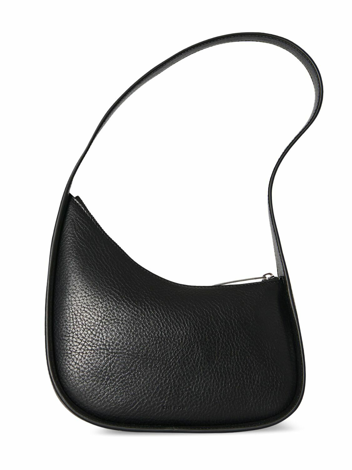 THE ROW Half Moon Grained Leather Shoulder Bag The Row