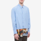 Comme des Garçons Homme Men's Hem Panel Shirt in Sax