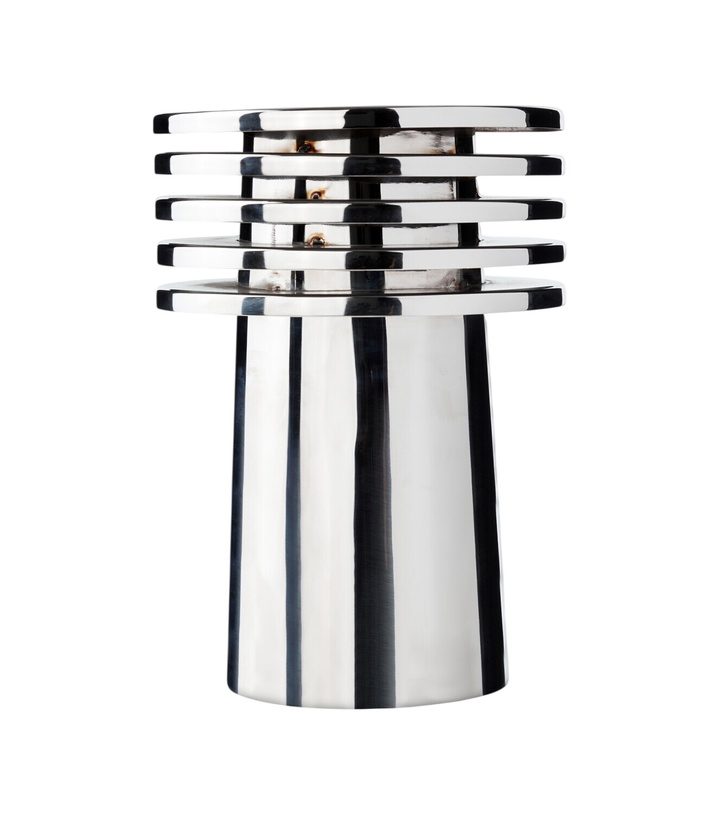 Photo: Louise Roe Fountain 03 stainless steel vase