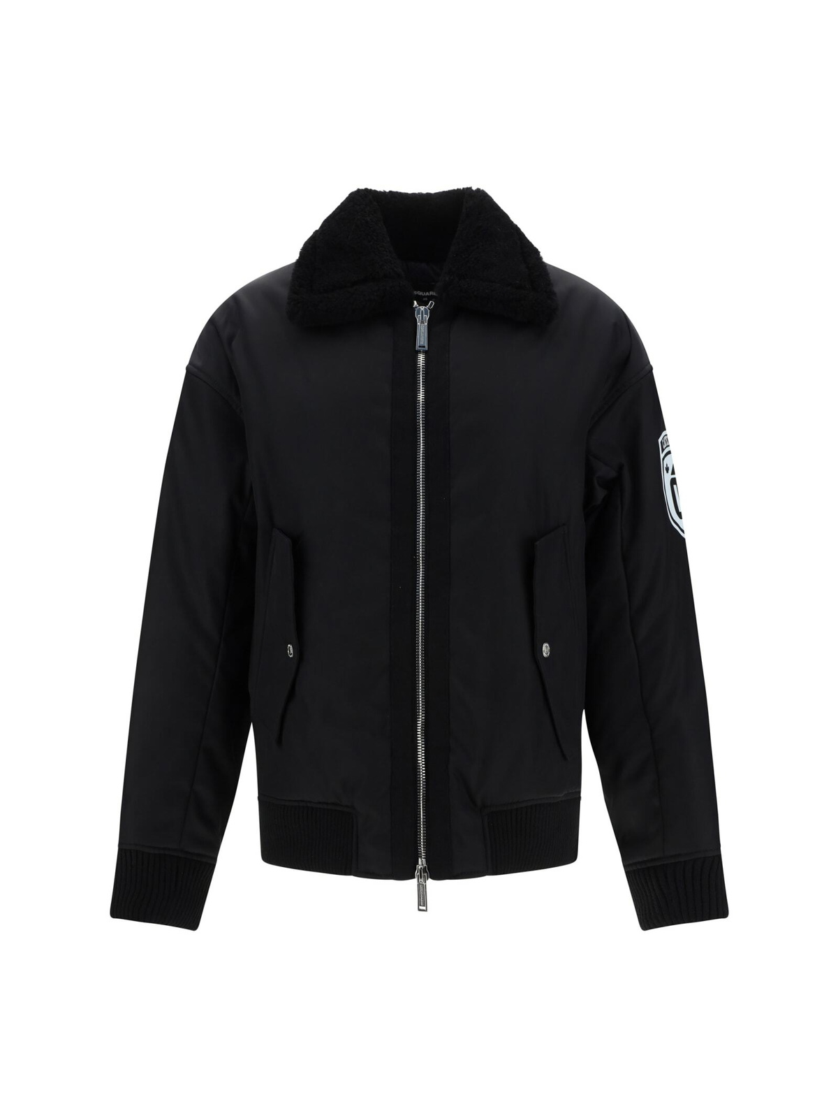 Dsquared2 Black Road Man Bomber Down Jacket Dsquared2 Dsquared2 Black Road Man Bomber Down Jacket Dsquared2