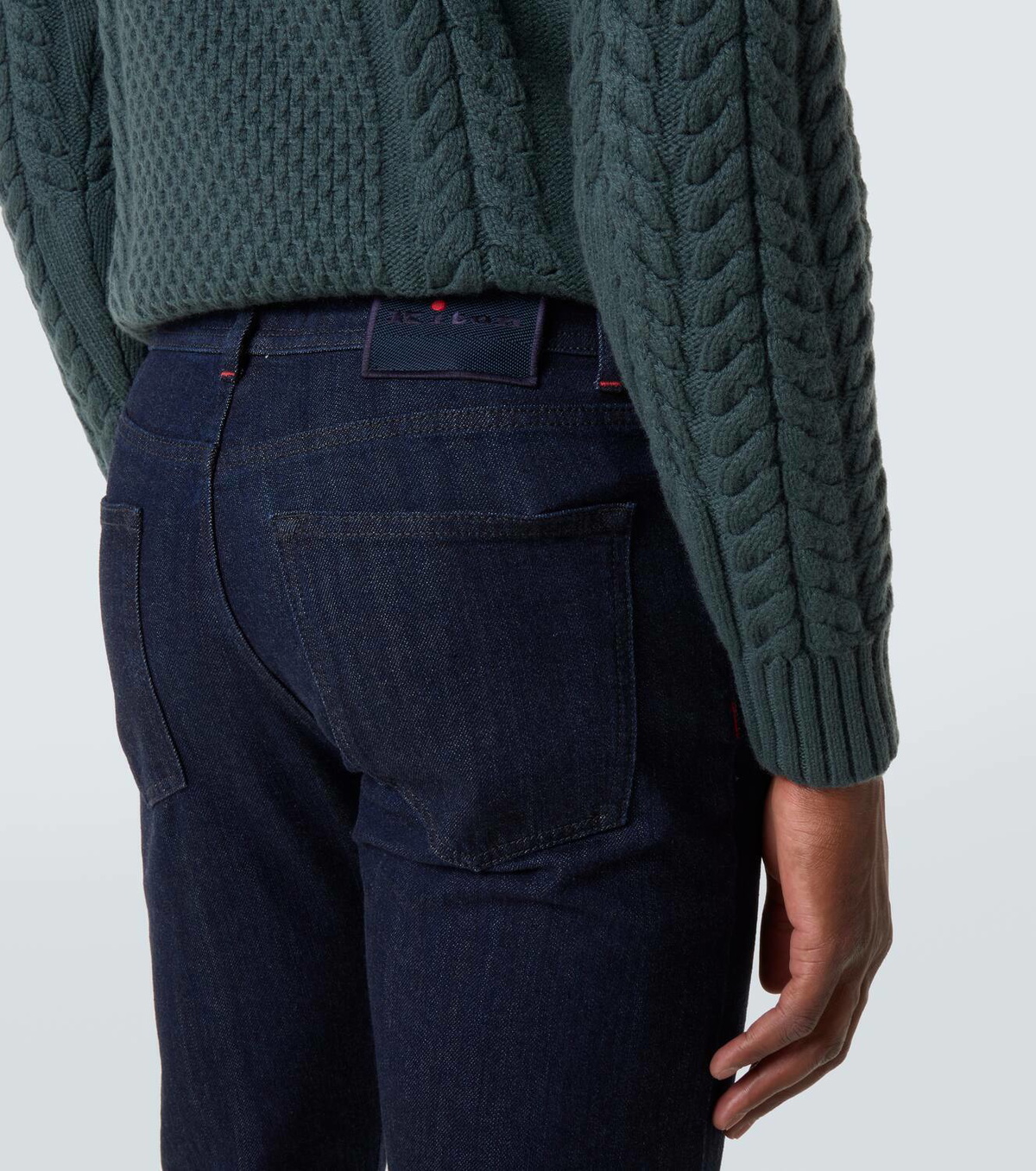 Kiton Mid-rise skinny jeans