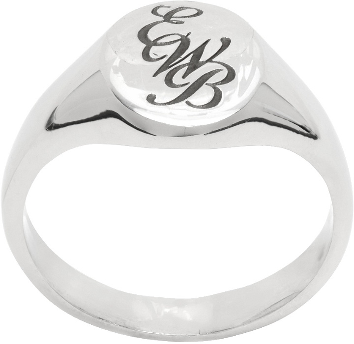 Photo: Ernest W. Baker Silver 'EWB' Ring