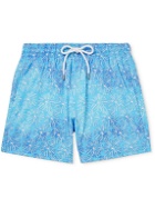 Vilebrequin - Moonrise Straight-Leg Mid-Length Printed Swim Shorts - Blue