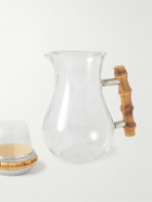 Lorenzi Milano - Glass and Bamboo Carafe
