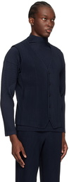 HOMME PLISSÉ ISSEY MIYAKE Navy Basics Vest