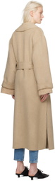 by Malene Birger Taupe Trullem Coat