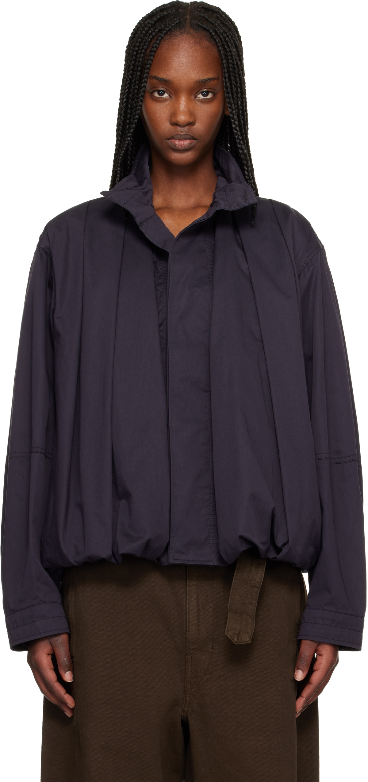 Lemaire Black Large Sleeve Corduroy Jacket Lemaire