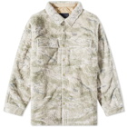 Stampd Men's Camo Sherpa Shirt Jacket in Digital Tiger Camo