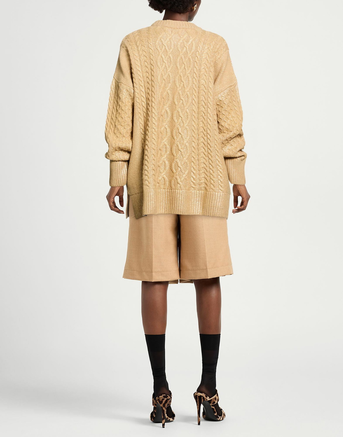 Gant Womens Sweater Camel