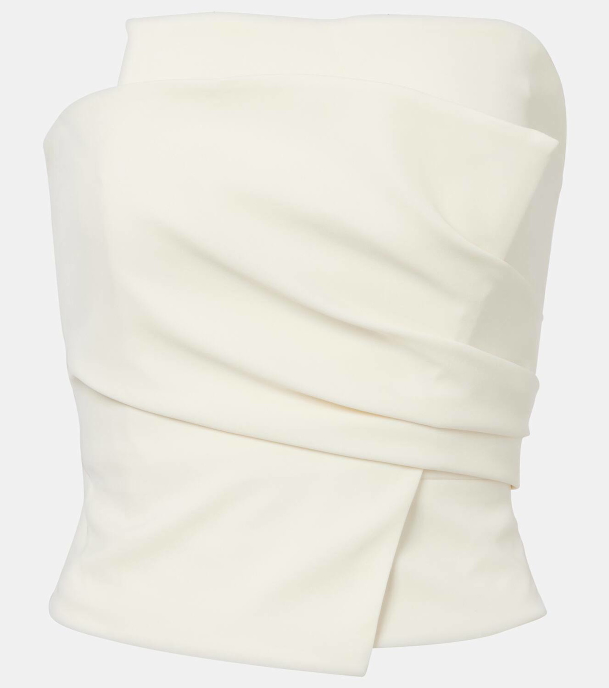 The Sei Strapless crêpe top
