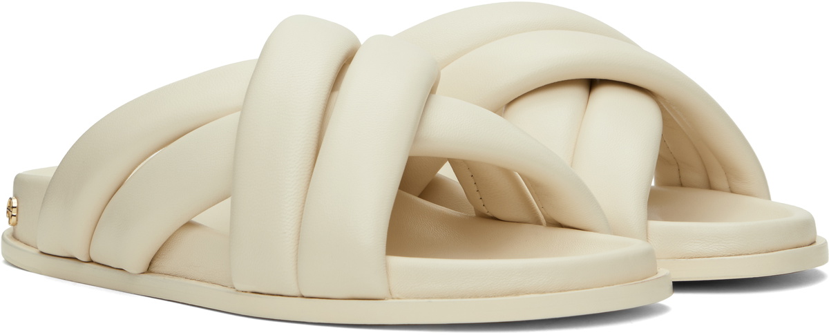 ANINE BING Off-White Lizzie Sandals