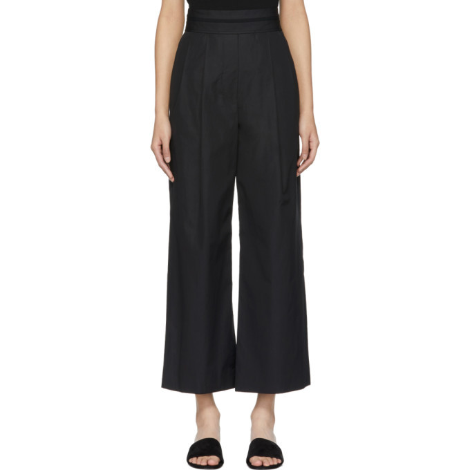 Photo: Alexander Wang Black Deconstructed Cropped Trousers