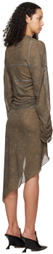 Jade Cropper Khaki Twisted Minidress