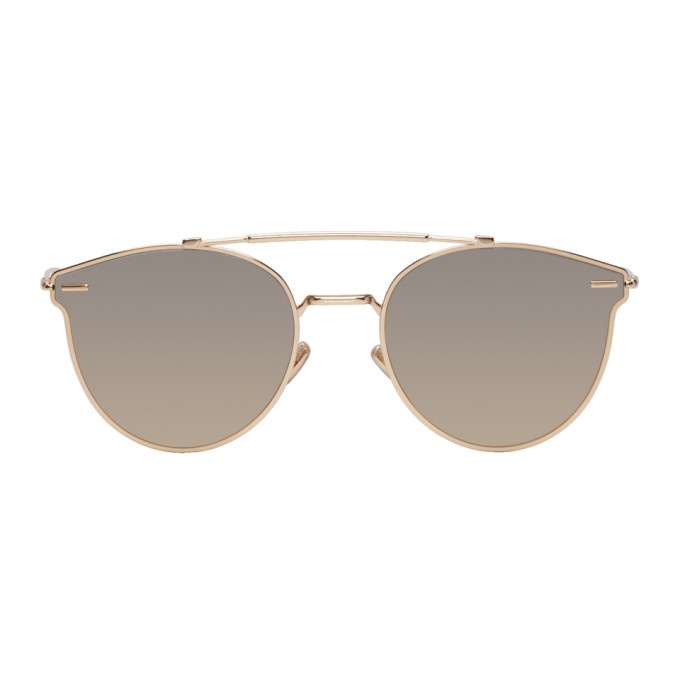 Photo: Dior Homme Gold DiorPressure Sunglasses