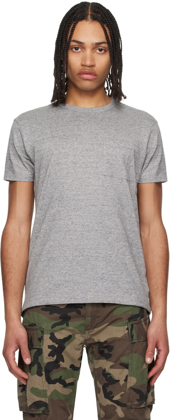 Photo: RRL Two-Pack Gray Jersey Pocket T-shirts