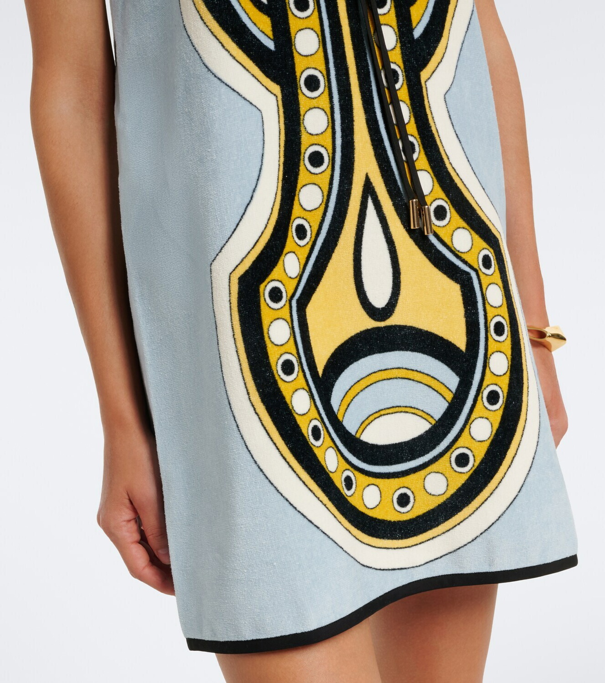 La DoubleJ Totem printed cotton minidress