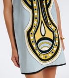 La DoubleJ Totem printed cotton minidress
