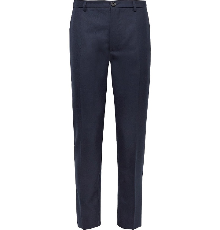 Photo: Séfr - Harvey Slim-Fit Tapered Woven Trousers - Blue