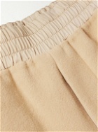 Jil Sander - Shell-Trimmed Brushed-Wool Trousers - Neutrals