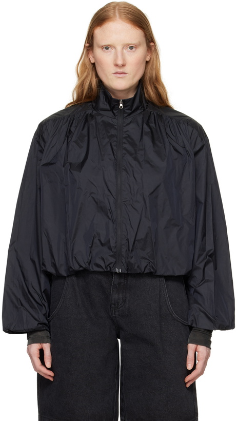 Photo: AMOMENTO Black Shirred Jacket