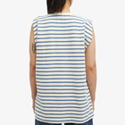 JW Anderson Women's Grape Sleeveless T-Shirt in Blue