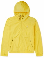 Polo Ralph Lauren - Logo-Embroidered Cotton Hooded Jacket - Yellow