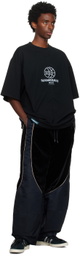 NAMESAKE Black Eighth Track Pants