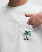 Parlez Areca Pocket T Shirt White - Mens - Shortsleeves