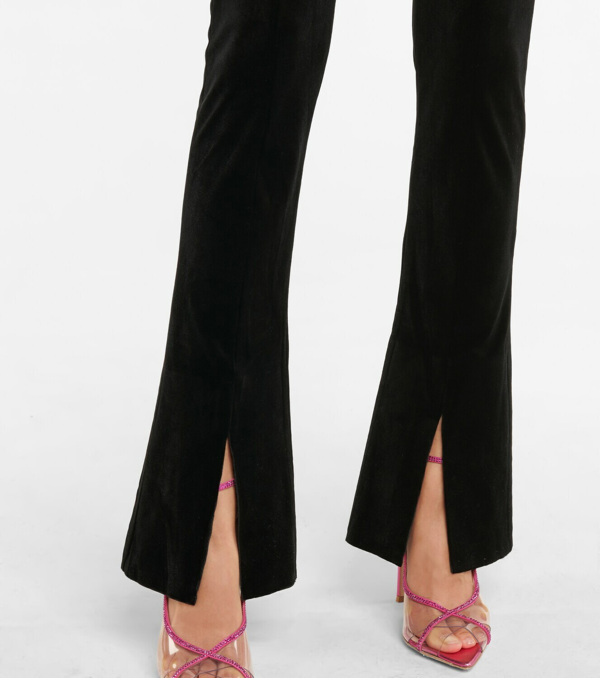 Norma Kamali Spat stretchvelvet leggings Norma Kamali