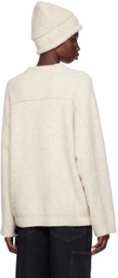Lauren Manoogian Off-White Crewneck Sweater