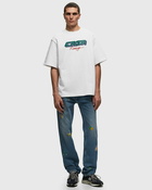 Casablanca Casa Racing 3 D Printed Oversized T Shirt White - Mens - Shortsleeves