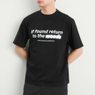 Purple Mountain Observatory Men's Return To The Woods T-Shirt in Black