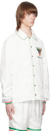 Casablanca White 'Tennis Club' Jacket