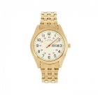 Elevon Gann White Dial Yellow Gold-tone Mens Watch ELE106-5