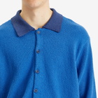 YMC Men's Rat Pack Cardigan in Blue/Navy