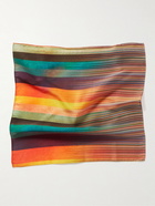 Paul Smith - Striped Silk Pocket Square