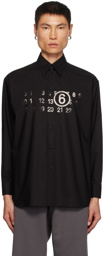 MM6 Maison Margiela Black Printed Shirt