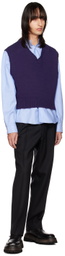 Maryam Nassir Zadeh SSENSE Exclusive Navy Gus Vest