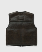 Samsøe & Samsøe X Schott SAFREYA VEST Brown Women