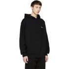 Etudes Black Shade Logo Hoodie