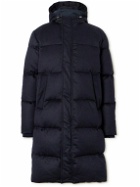 Thom Sweeney - Quilted Cashmere Down Hooded Parka - Blue
