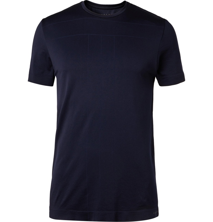 Photo: FALKE Ergonomic Sport System - Performance Jersey T-Shirt - Blue